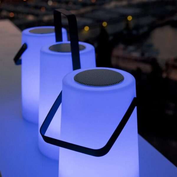CASSA PORTATILE CON LUCE "NOMADA 30 PLAY" SOLAR- NEW GARDEN - immagine 2