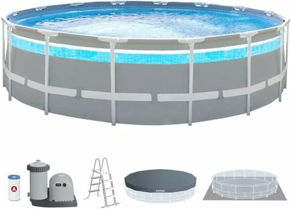 PISCINA CON TELAIO 'LINEA PRISM CLEARVIEW' INTEX CM. 488X122- LT. 19156 - immagine 2