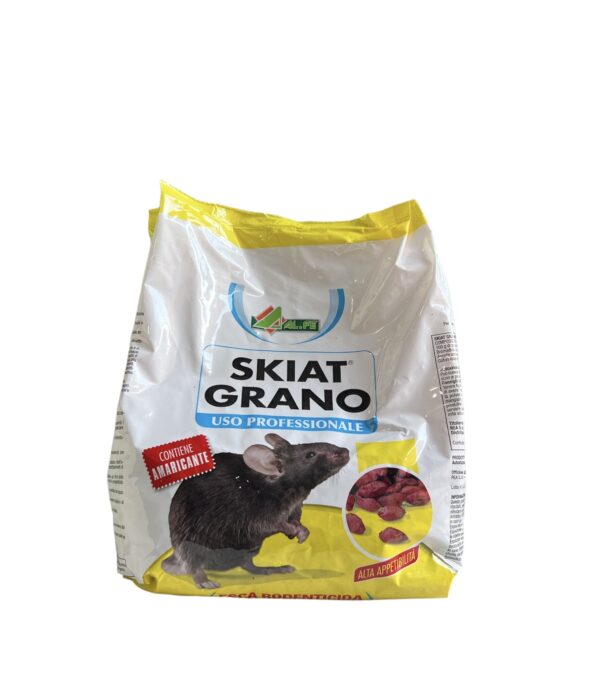 RODENTICIDA PRONTO ALL'USO SKIAT GRANO 1,5KG- ALFENATURA