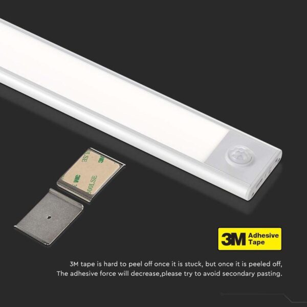 LAMPADA PER ARMADIO LED 2W RICARICABILE 4000K IP20- V-TAC - immagine 2