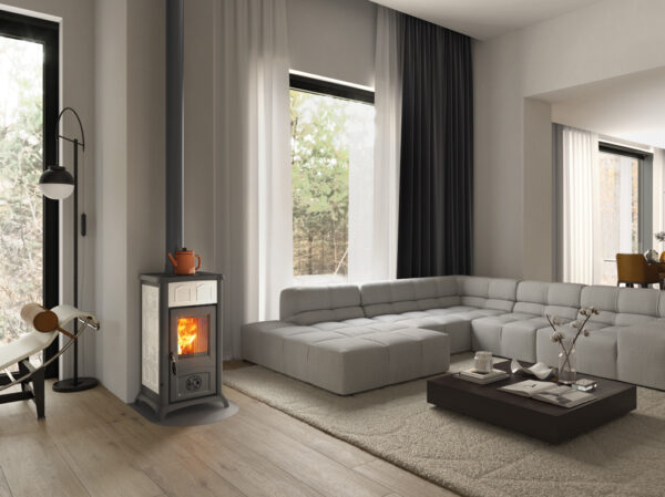 STUFA A LEGNA 'GEMMA' 6KW- NORDICA EXTRAFLAME