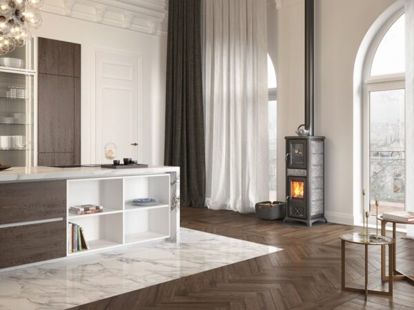STUFA A LEGNA 'GEMMA FORNO' KW.7,2- NORDICA EXTRAFLAME