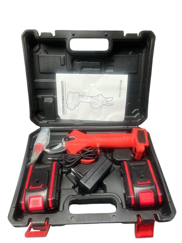 CESOIA DA POTA 18V + 2 BATTERIE A LITIO- AGROTEK - immagine 2