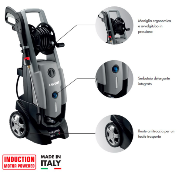 IDROPULITRICE ACQUA FREDDA 'GIANT 24 PRO'- LAVOR - immagine 2