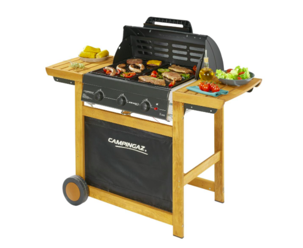 BARBECUE GAS 3 DUAL ADELAIDE WOODY L- CAMPINGAZ - immagine 2