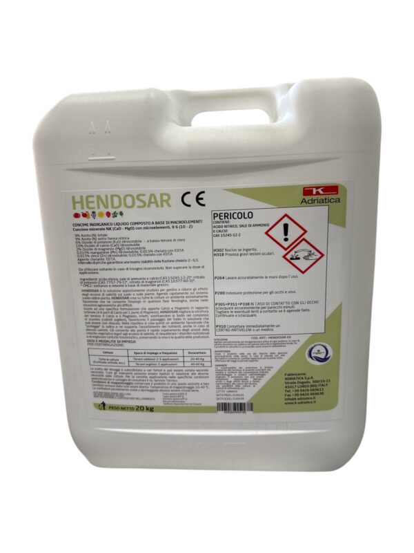 HENDOSAR KG20 CON MANGANESE E ZINCO- K ADRIATICA