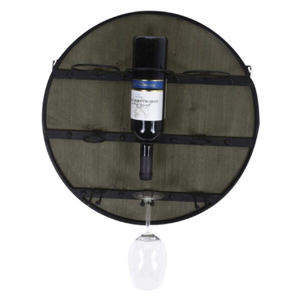 CANTINETTA COMBINATA 6 posti (3 bottiglie + 3 bicchieri)