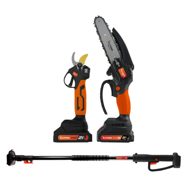 KIT POTATORE CON FORBICI A BATTERIA 'AFKIT' set 2 pezzi