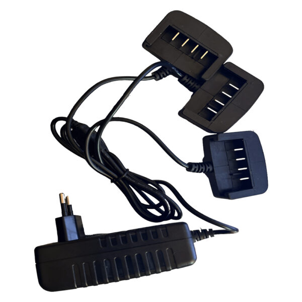 CARICA BATTERIA A 3 VIE 2.5 Ah - 21,6 W