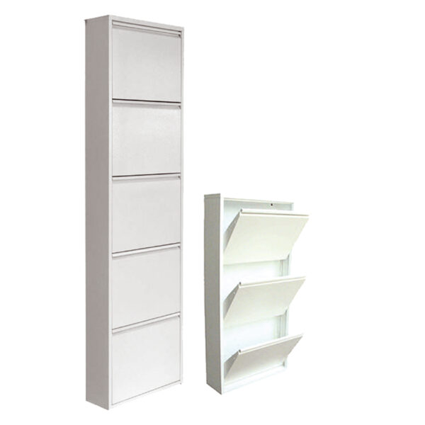 SCARPIERA 'RIBALTABILE' 3 ante - cm L.50 x P.15 x h.103