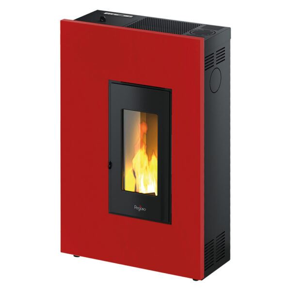 STUFA A PELLET 'MADISON 5' 5,2 kW - colore rosso