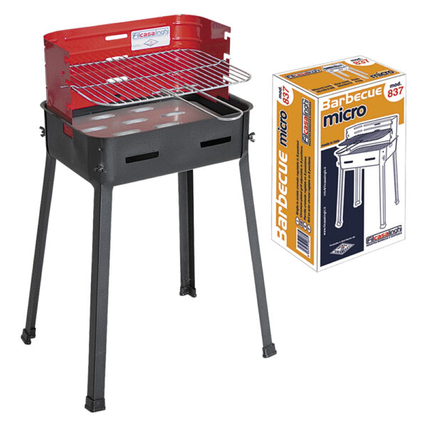 BARBECUE RETTANGOLARE '837 MICRO' cm 27 x 37 x H 68