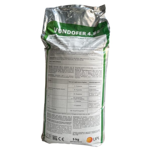 CHELATO DI FERRO VONDOFER 4.80 KG.5-UPL