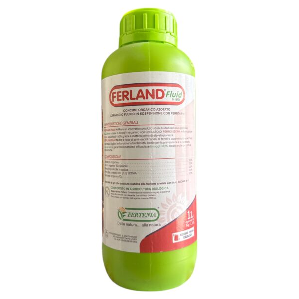 CONCIME ORGANICO AZOTATO FERLAND FLUID N-BIO LT.1- FERTENIA