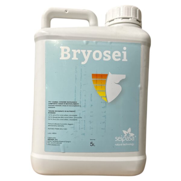 STIMOLATORE INORGANICO A BASE DI MICROELEMENTI BRYOSEI LT.5- SEIPASA