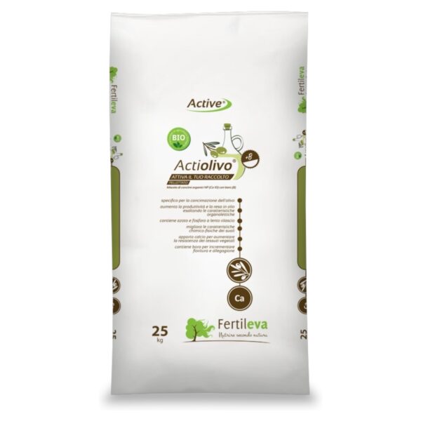 CONCIME ORGANICO ACTIOLIVO + B KG.25- FERTILEVA