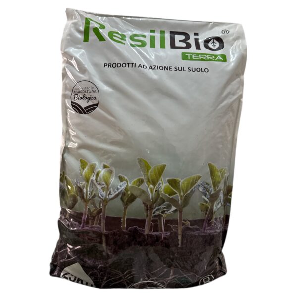 FERTILIZZANTE GRANULARE RESILBIO TERRA KG.25-ALGA ENERGY