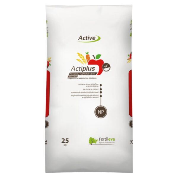 CONCIME ORGANICO NP ACTIPLUS KG.25- FERTILEVA