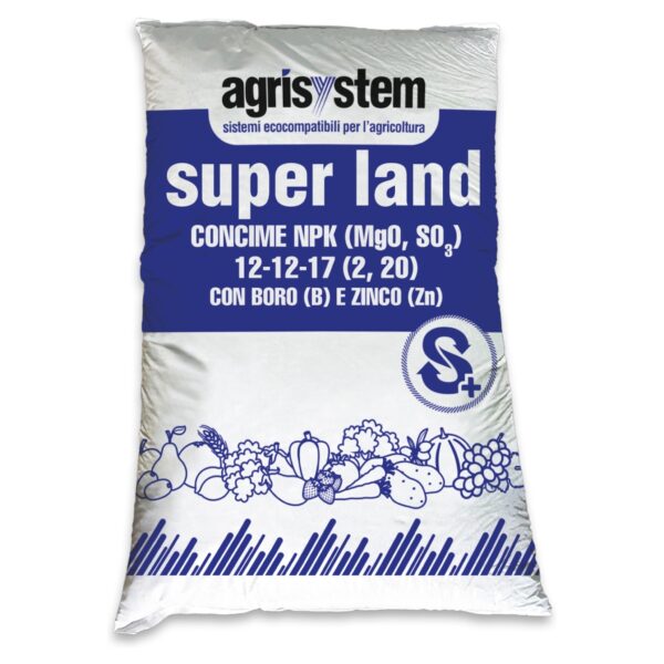 CONCIME SUPERLAND NPK (MgO, SO3) 12-12-17 (2, 20) KG.25- AGRISYSTEM