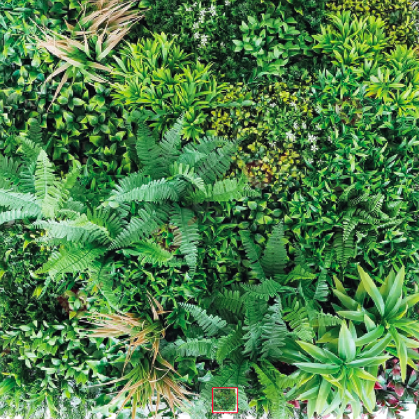 SIEPE ARTIFICIALE A PANNELLO QUADRATO JUNGLE mt 1 x 1