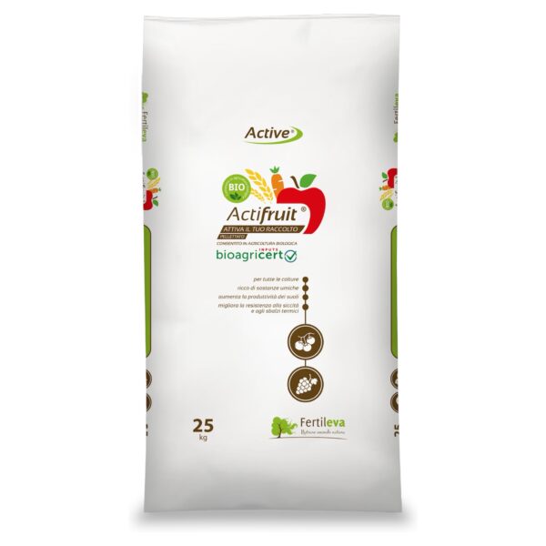 CONCIME AMMENDANTE ORGANICO ACTIFRUIT KG.25- FERTILEVA