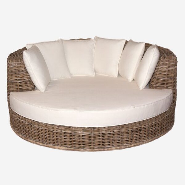 DIVANO A CONCHIGLIA KUBU GRAY DA GIARDINO