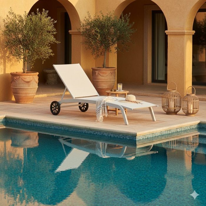 LETTINO PRENDISOLE IN ALLUMINIO BIANCO - immagine 2